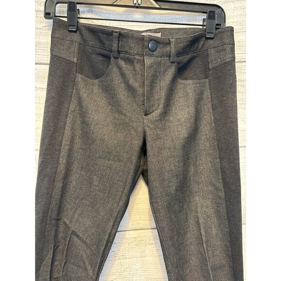 Vince Grey Two Tone Skinny Slim Pant Size 2 - Picture 2 of 3